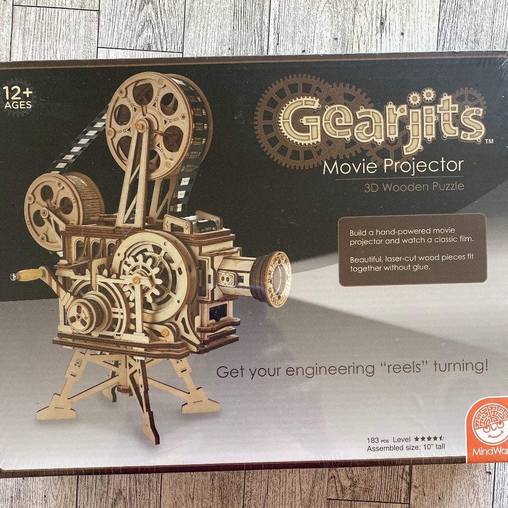 Movie Projector 3D Wooden Puzzle